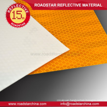 High intensity prismatic road reflective sheeting